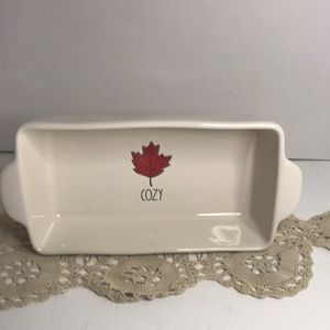 New Rae Dunn Loaf Pan “Cozy”